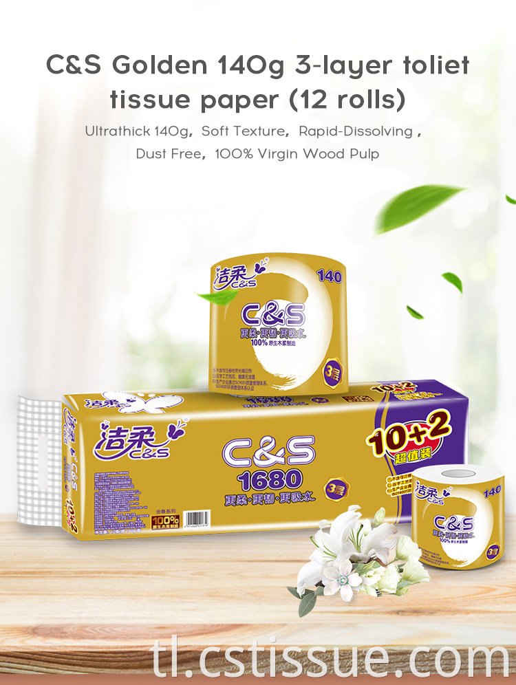 3 Ply Layer Roll Toilet Paper